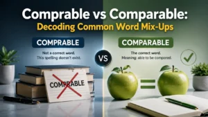 Comprable vs Comparable
