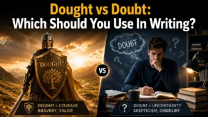 Dought vs Doubt