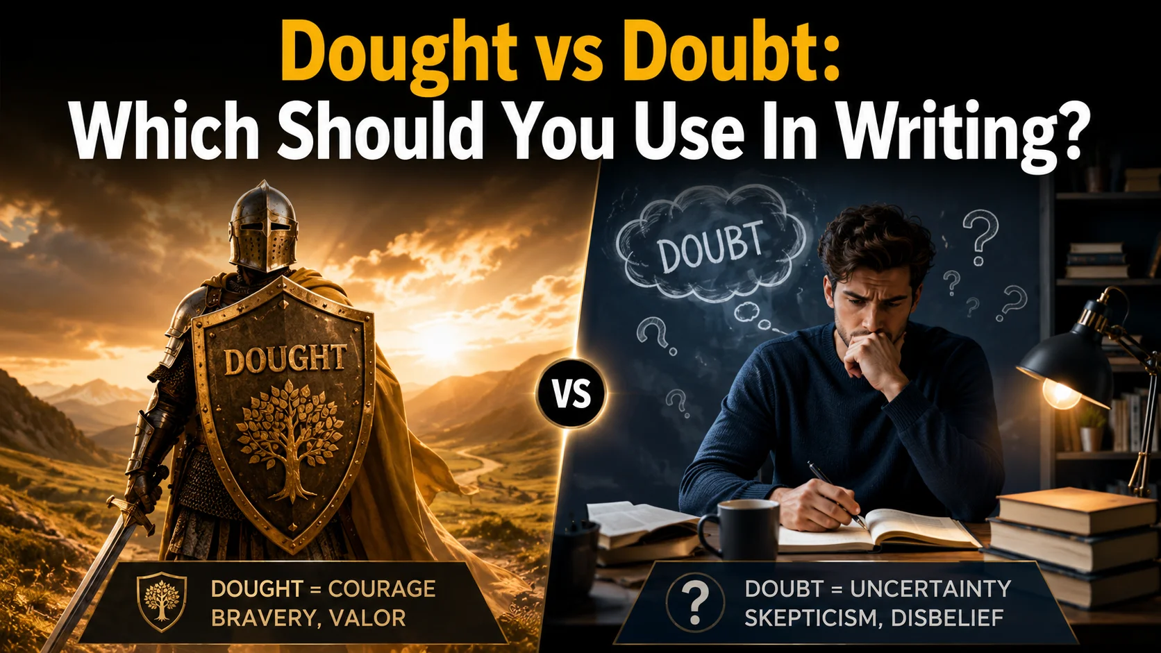 Dought vs Doubt
