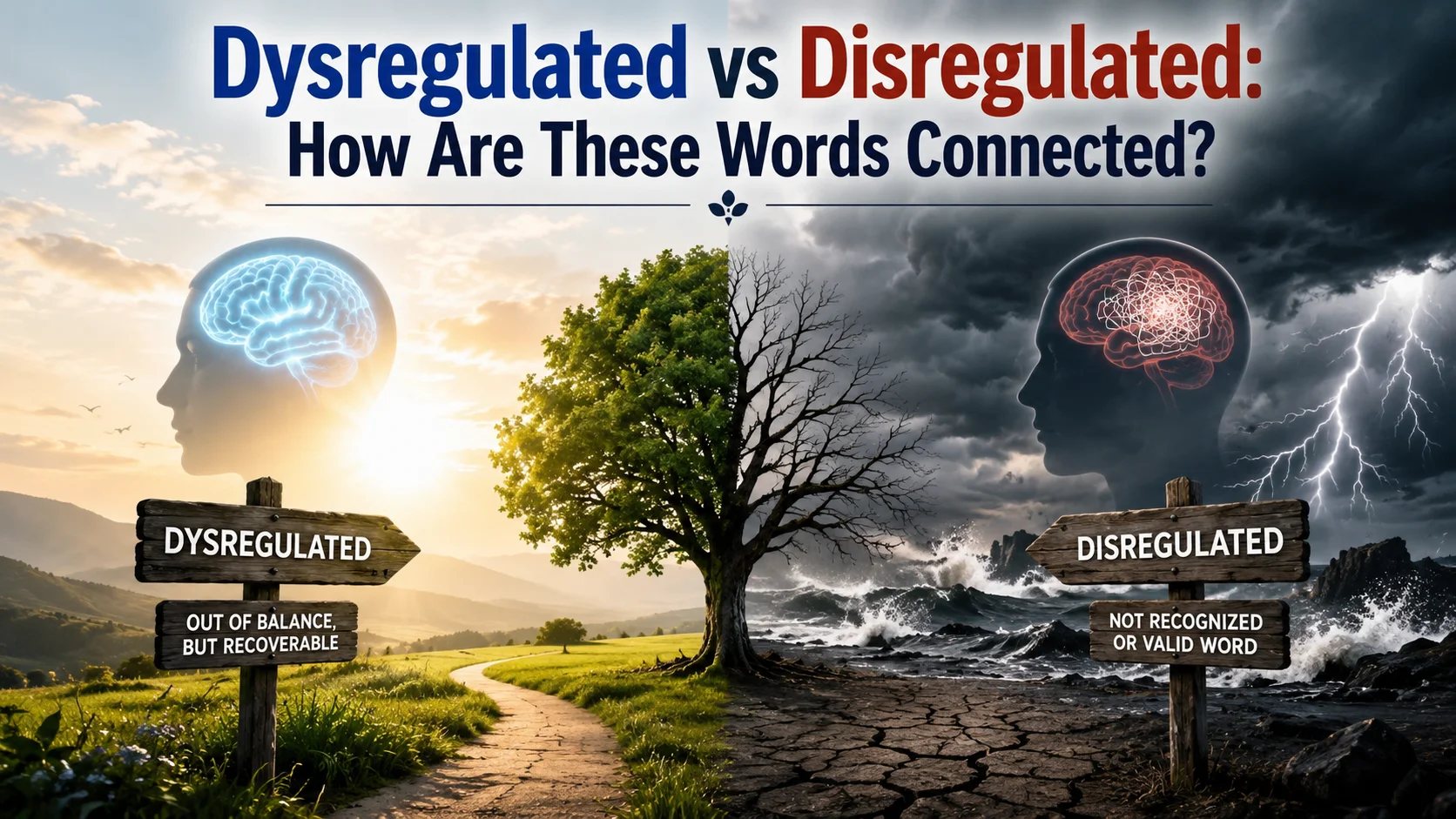 Dysregulated vs Disregulated