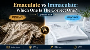 Emaculate vs Immaculate