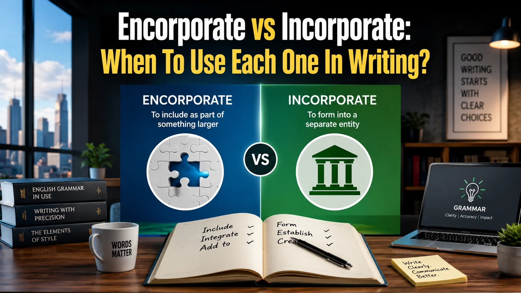 Encorporate vs Incorporate