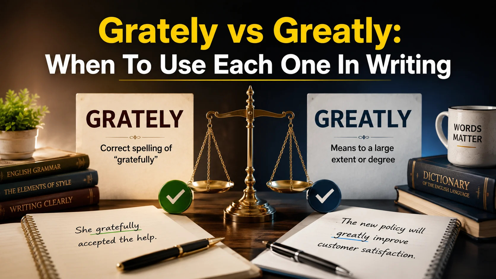 Grately vs Greatly