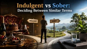 Indulgent vs Sober