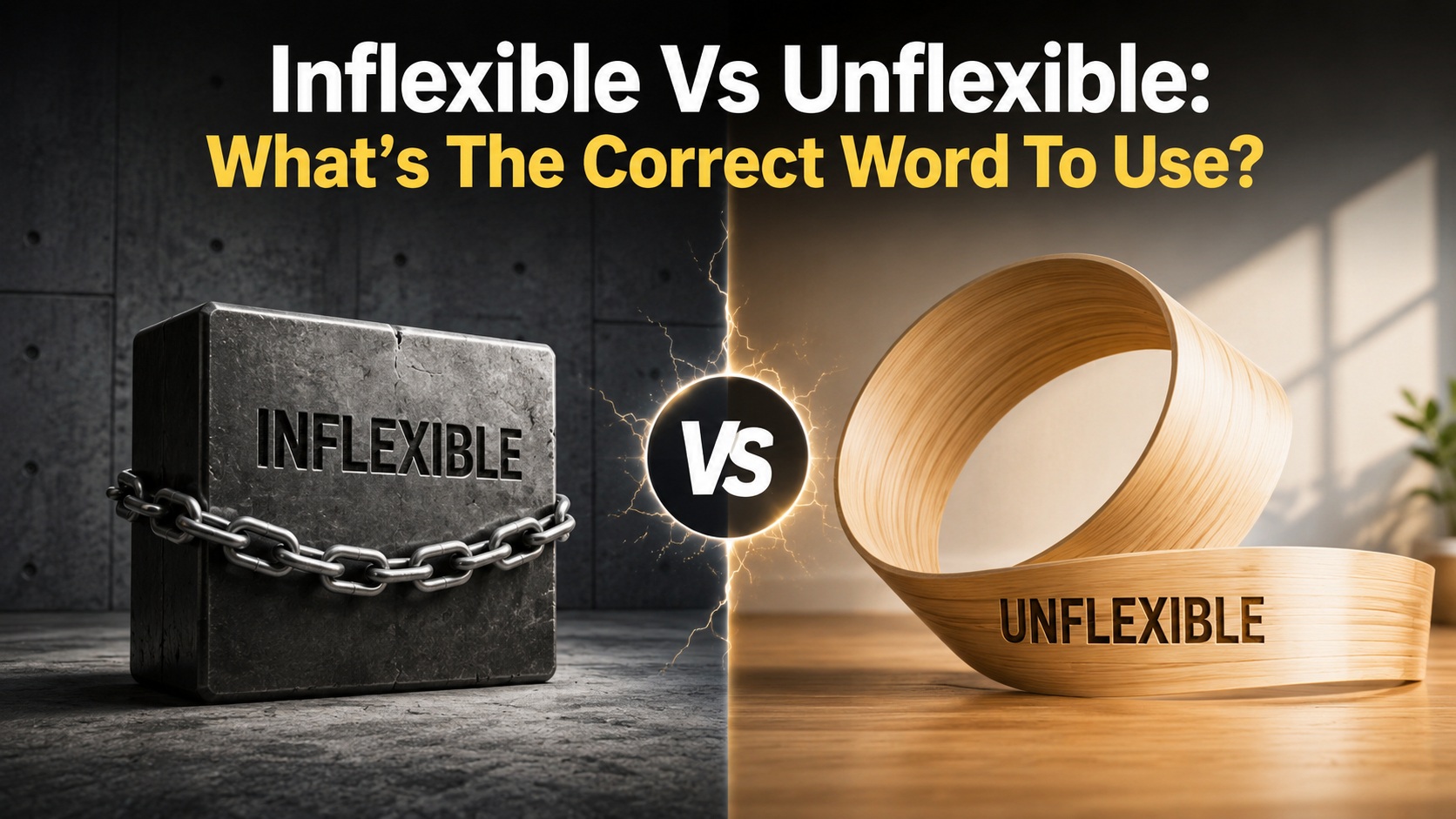 Inflexible Vs Unflexible