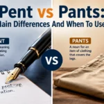 Pent vs Pants