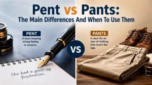 Pent vs Pants
