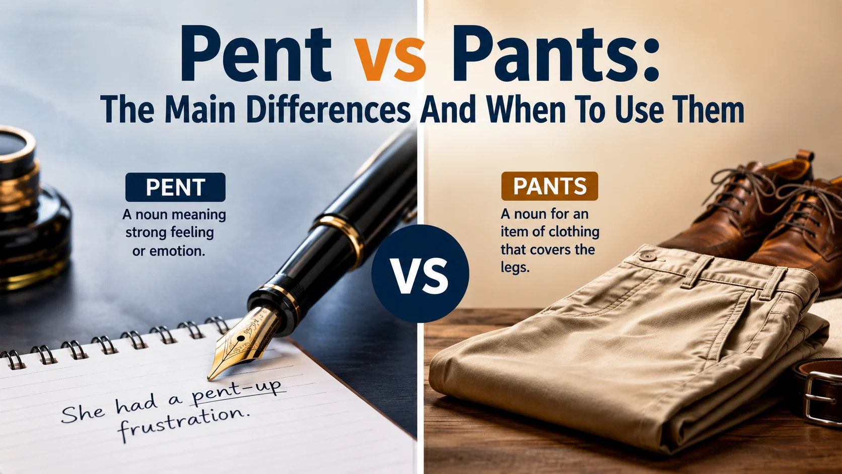 Pent vs Pants
