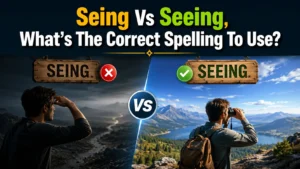 Seing Vs Seeing