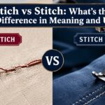 Stich vs Stitch