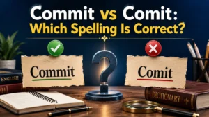 Commit vs Comit