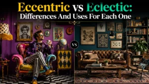 Eccentric vs Eclectic