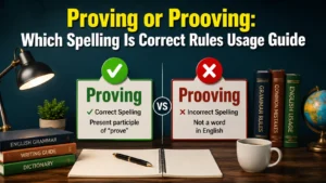 Proving or Prooving